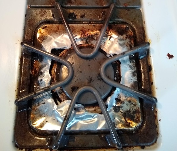 How to clean stove top grates