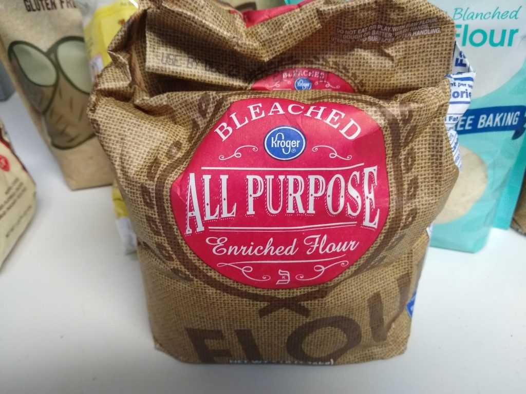Make 3 kinds of flour out of all purpose flour